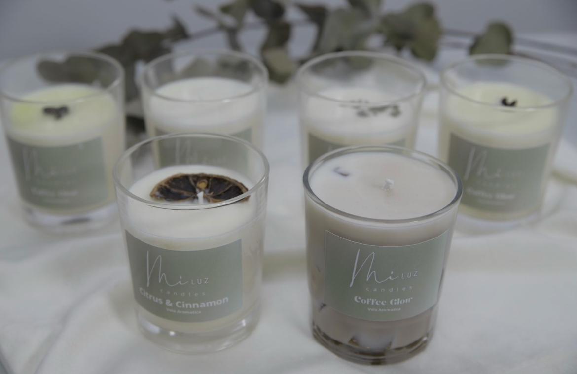 Coffee Glour – Vela artesanal en vaso de cristal