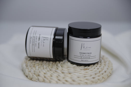 Vela artesanal básica de cera de soja · Mi Luz Candles