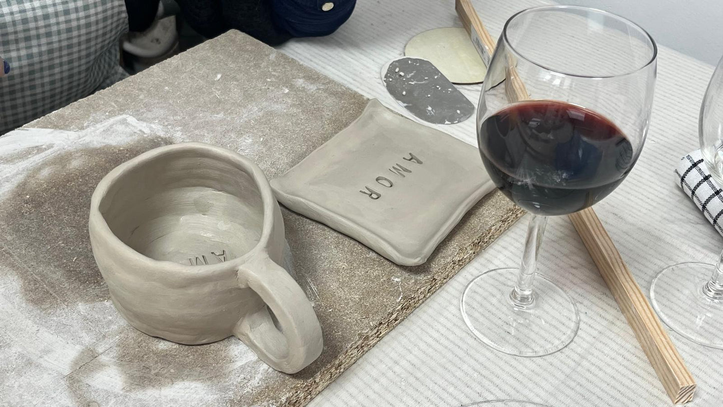 Taller de Cerámica Artesanal: Crea tu Propia Taza y Plato – PRECIO DEL TALLER: 40€ (Reserva 10€)